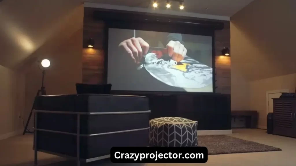 Zooming Projector Screen Size